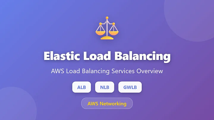 AWS Elastic Load Balancing (ELB) Overview - ALB, NLB, GWLB Explained for Beginners