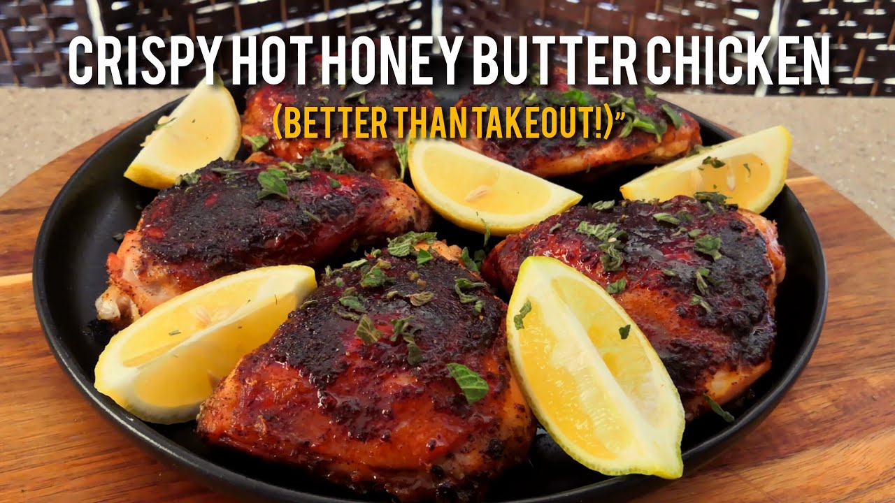 Crispy Hot Honey Butter Chicken Thighs 🍯🔥 (Better Than Takeout!)