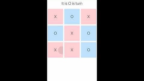 Flutter TicTacToe game