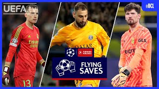 #UCL Great Saves Quarterfinals | Lunin, Donnarumma, Kobel...