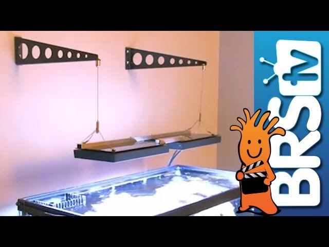 How To Hang Aquarium Lighting From The Wall Giesemann Bracket You - Hanging Aquarium Light For Ceiling