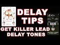 Get a killer Lead Delay Tone tips - MXR Carbon Copy Keeley Caverns pedals