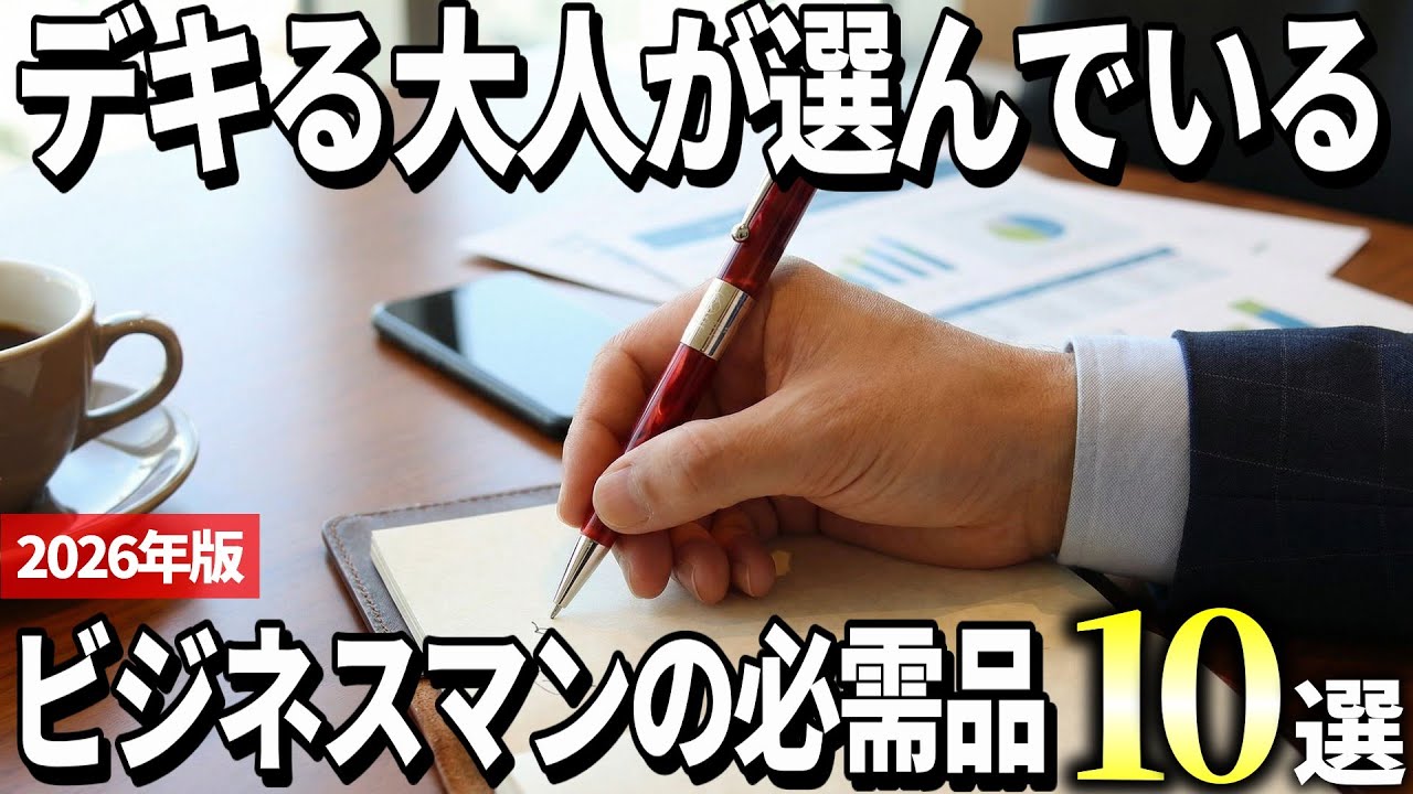 【2026年版】大人メンズ必見！ビジネスマンがこだわるべき必需品10選