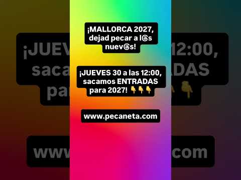 ¡MALLORCA, A PECAR!
