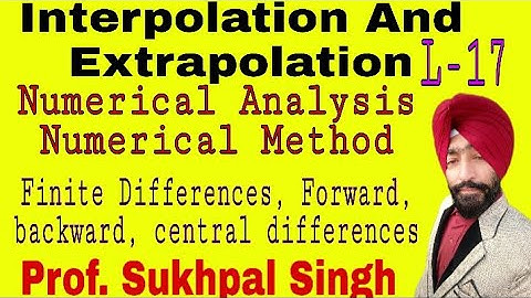 INTERPOLATION Numerical Analysis //Numerical Method //Lecture 17 /