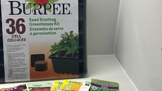 HOW TO USE BURPEE SEED STARTING GREENHOUSE KIT I | FROM SEEDS TO GARDEN READY #burpees #seedstarting