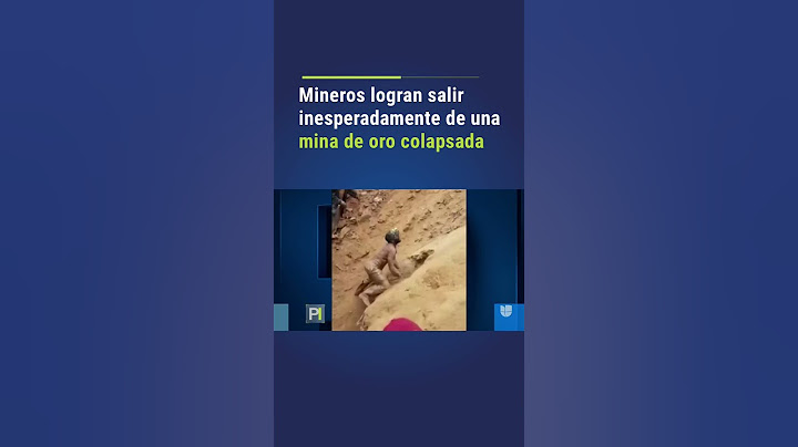 Cavando a mano salen nueve mineros de una mina de oro colapsada #shortsunivision #primerimpacto