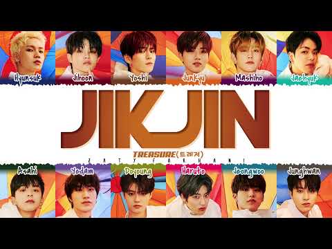 TREASURE 트레저 JIKJIN 직진 Lyrics Color Coded Han Rom Eng