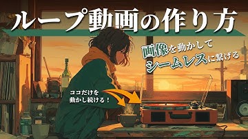 【保存版】AIで作るLo-Fi動画｜1枚の画像から無限ループ映像を作る方法｜Suno AIと動画生成AIを使って自分だけの癒しの動画を作ろう！