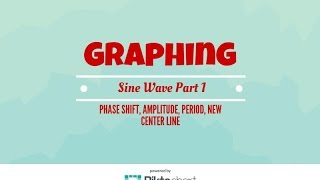 How to graph 2 cycles of the sine wave with transformations. Part 1