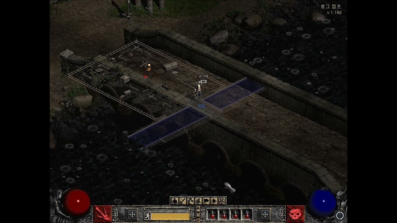 Diablo 2 Raining Rogue Camp, River