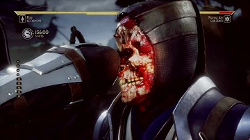 MKX Scorpion Ninjutsu Combo compilation