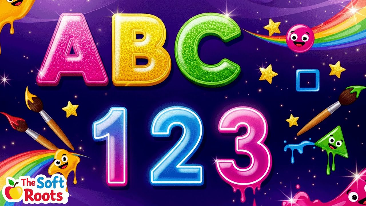 Preschool Learning activities for 3 year olds at home | Learn ABC Phonics Shapes Numbers Colors 🌈