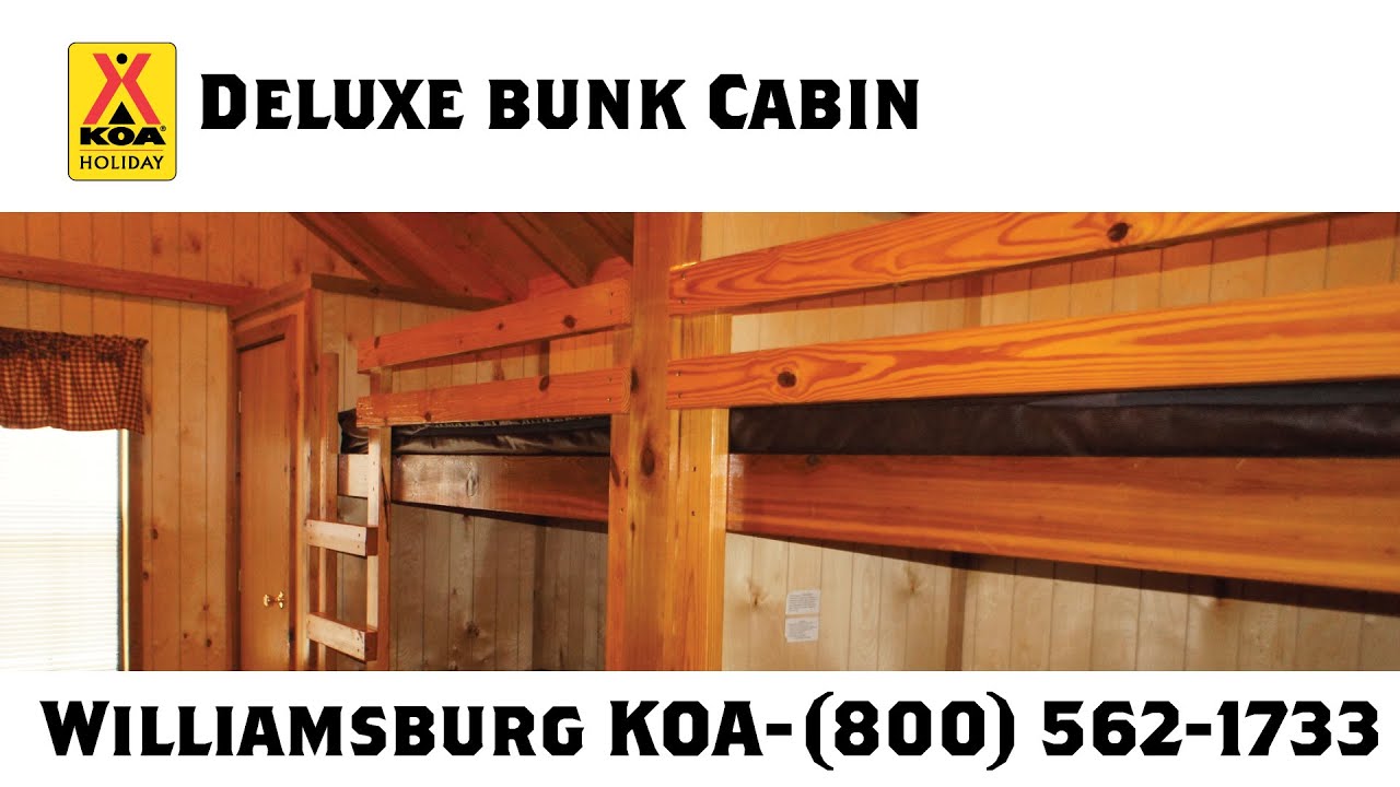 360 Tour Of The Deluxe Bunk Cabin At Williamsburg Busch Gardens