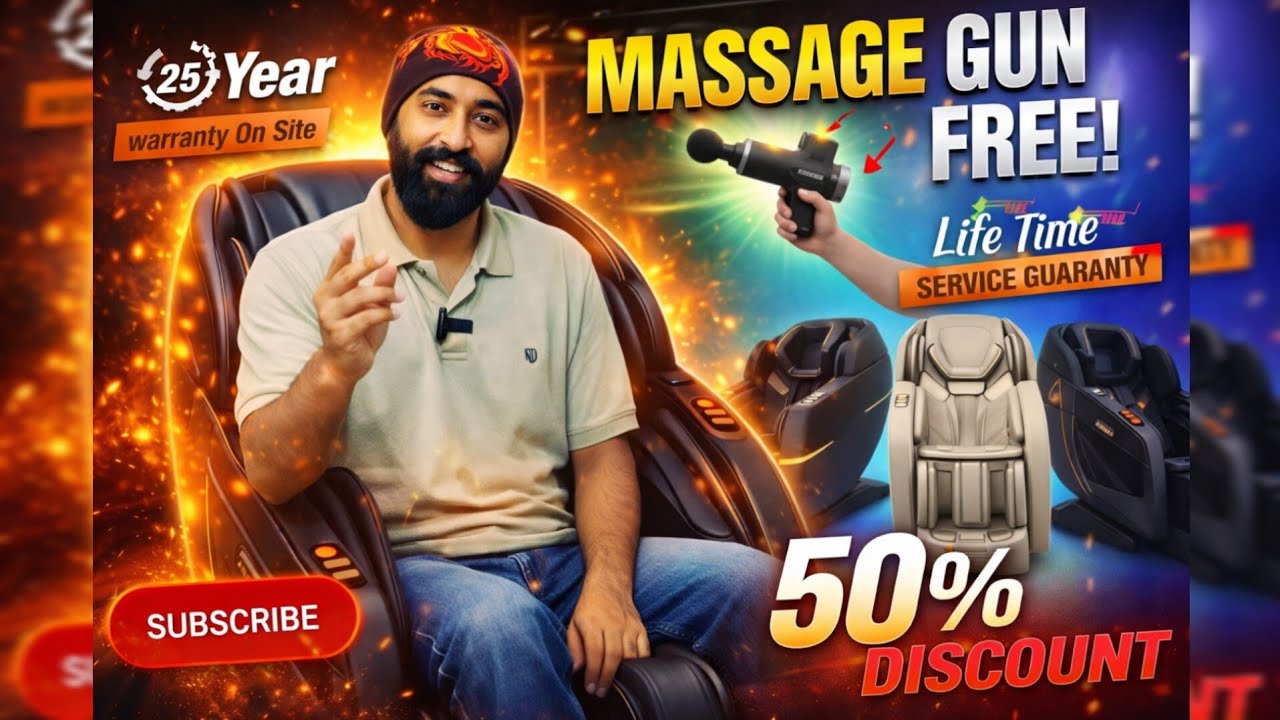 Feel Your Tensions Fade: Advanced Full Body Massage Chair