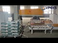 Efficient Column Palletizer for Bag Filled Mortar Powder  Palletising Machine Demo