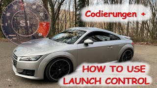 Audi TT 8S Codierungen | How to launch control | Loud Sound |HG Motorsport Downpipe | MSD Attrappe