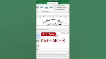 Insertar Hipervínculo en una #imagen #excel #tutorial