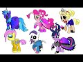 MLP mane 6 scary characters- Sans Ice Scream Mommy&#39;s long legs Siren head Among us and others