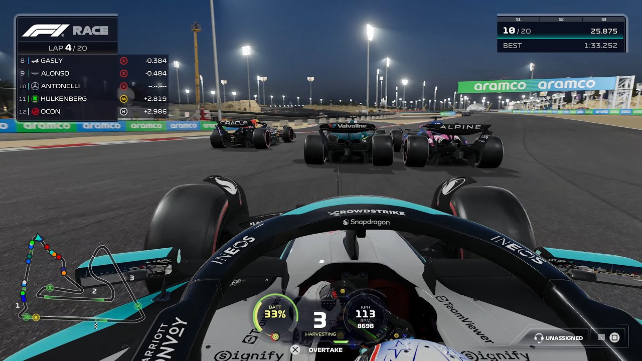 F1 25 | Sakhir | Mercedes F1 W16 E Performance | Antonelli