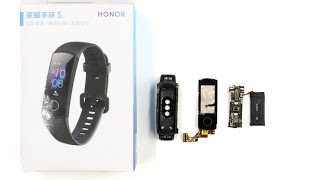Разборка фитнес браслета Huawei Honor Band 5 disassemble fitness tracker
