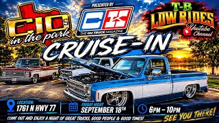 C-10s In The Park 2026 @ Waxahachie, TX Friday night "CRUISE-IN"