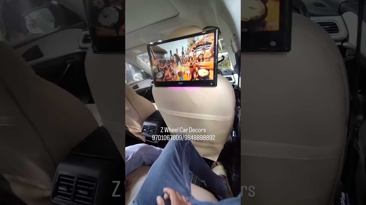 Oxygen Android Headrest Screen 14' installation in 