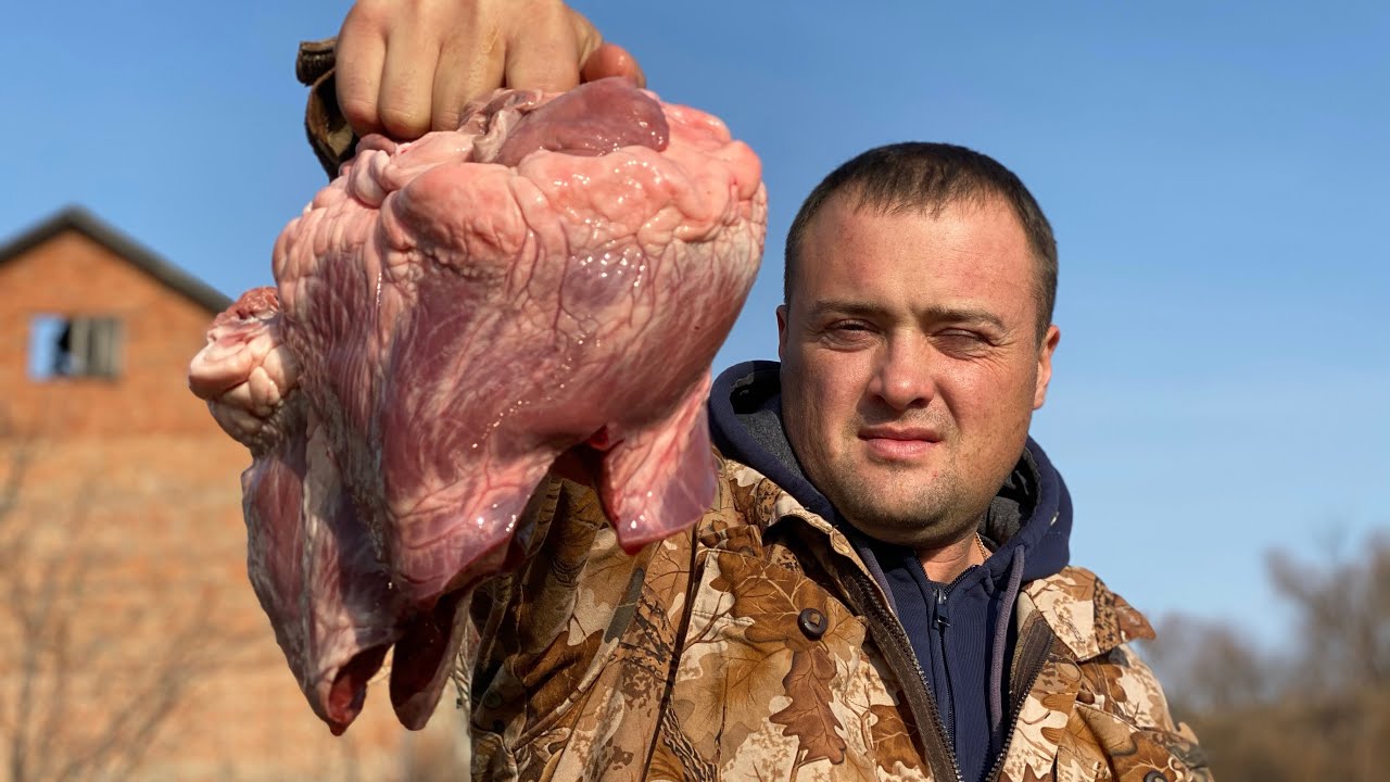 Съедают Все,пока Горячее!!!ГОВЯЖЬЕ СЕРДЦЕ в Казане!!!