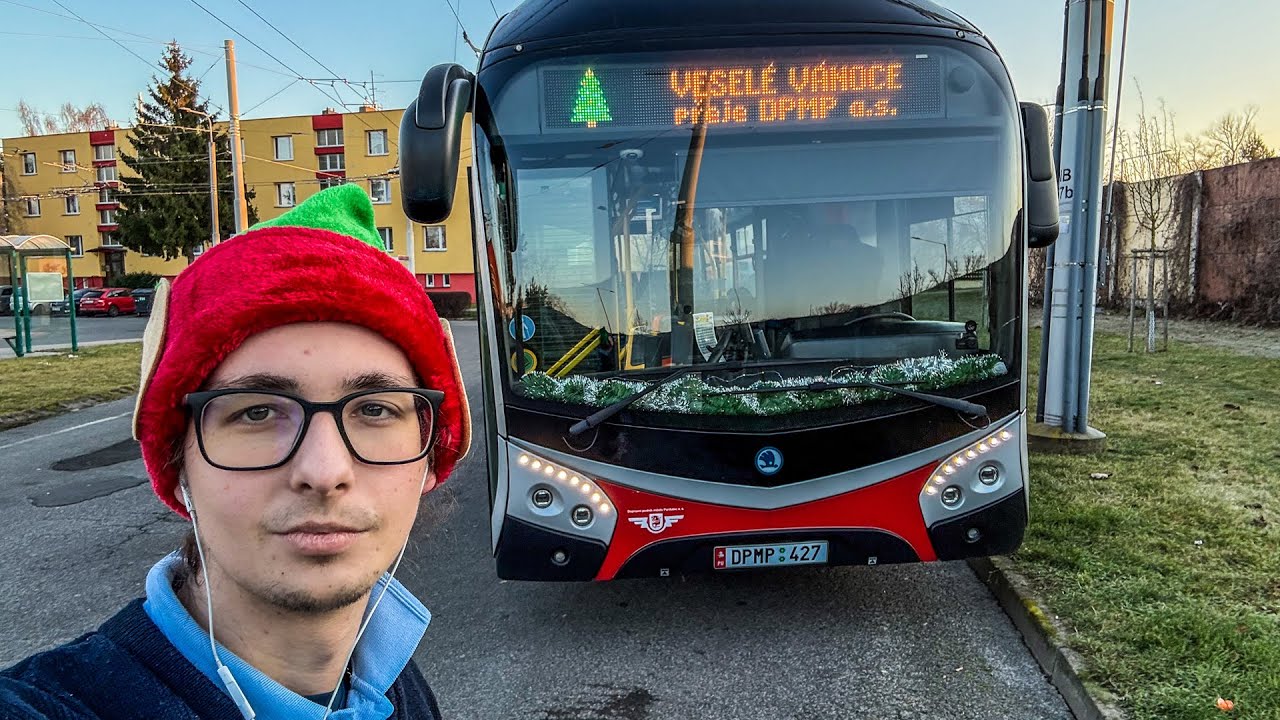 Na Vánoce v trolejbusu