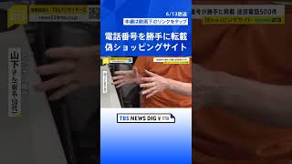 急増する偽ショッピングサイト 電話番号などが勝手に偽サイトに転載
