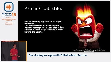Pragma Conference 2019 - Jeroen Bakker - Developing an app with DiffableDataSource