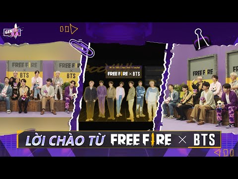 BTS bất ngờ chào fan bằng Tiếng Việt | Free Fire x BTS Show Series