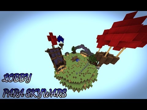 LOBBY PARA SERVIDOR DE SKYWARS PARA MCNODE,GENESYS,POCKETMINE - YouTube