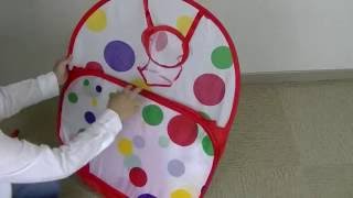 子供用 ボールプール ベビーサークル 畳み方 開き方 [SHOP　SHIMATARO]