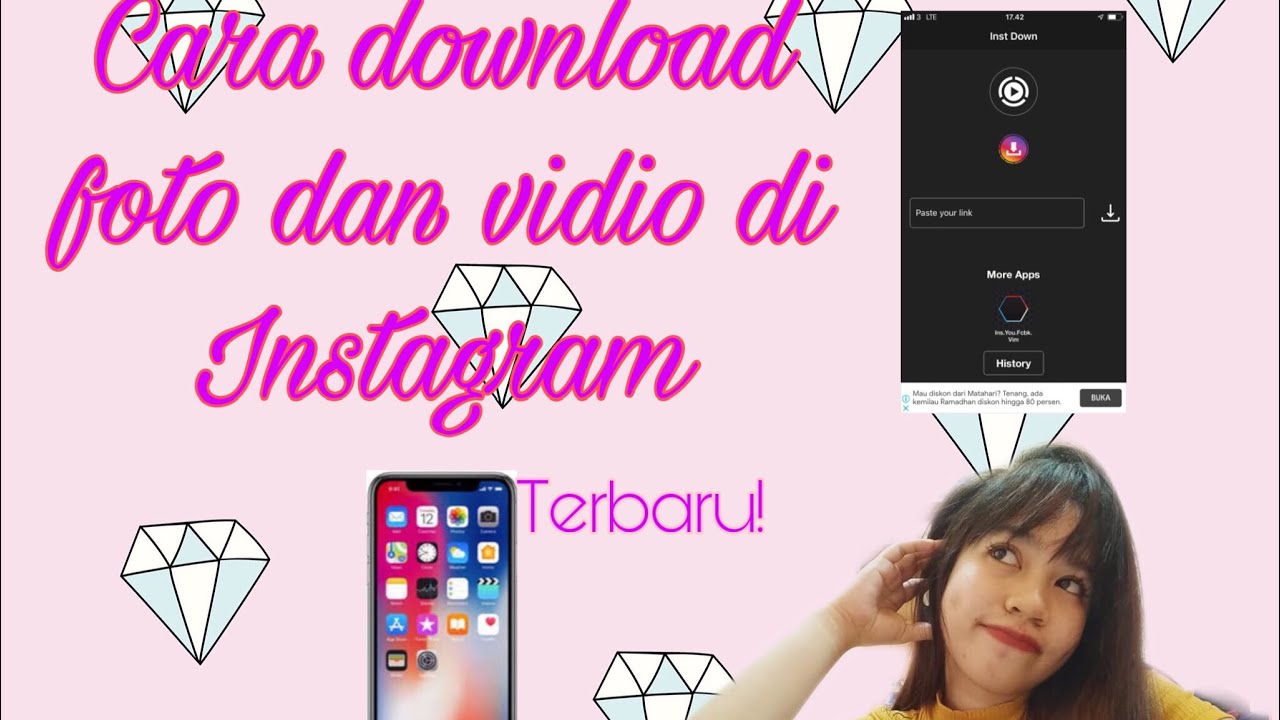 Cara download foto dan vidio di instagram IPHONE - YouTube