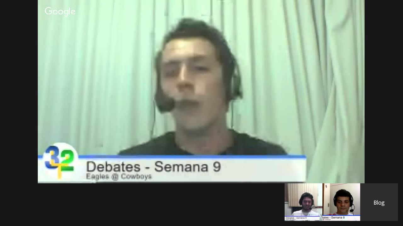 Programa Debate NFL - Liga dos 32 (Semana 9) hangouts on air alternative