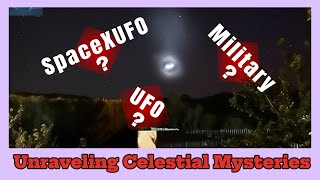 Mysterious Glow: Unveiling the Celestial Spectacle with Devil's Comet. Is SpaceX, UFO, Space Tourism