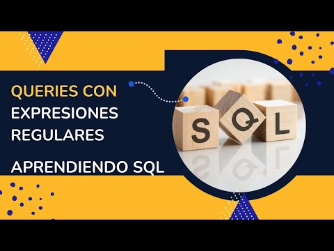 Video: ¿Puedes usar expresiones regulares en SQL?