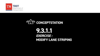 Conceptstation 9.3.1.1 Exercise: Modify Lane Striping