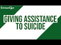 [Article 253] Giving assistance to suicide: Criminal Law Discussion