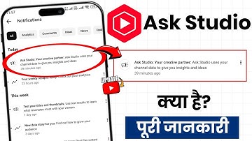 Ask Studio Your creative partner Ask Studio uses your channel data to give you insights and ideas