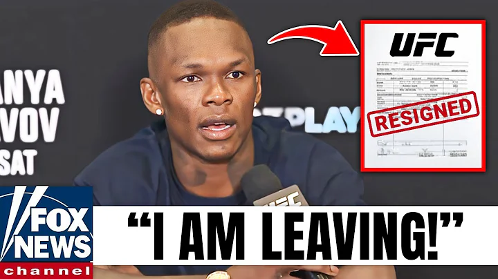 5 MINUTES AGO: Israel Adesanya Just Announced He Is Leaving The UFC After Dana White Lowered His Pay