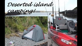 24 hour solo kayak game fishing/camping trip.... screenshot 4