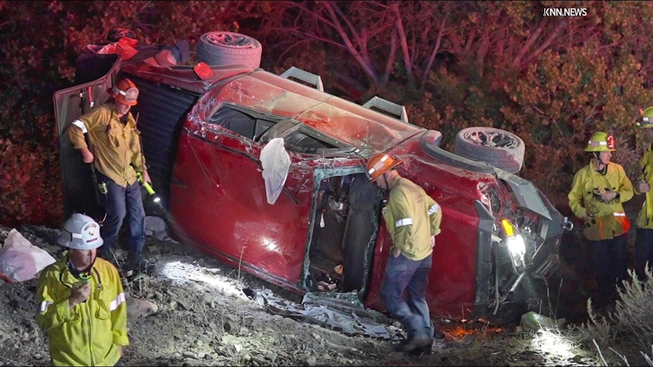 Extricated Driver Rushed to Hospital After Violent Rollover Crash in ...