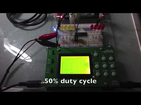 PiZyPwm - Use with digital oscilloscope