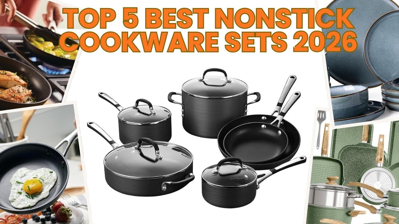 Top 5 Best Nonstick Cookware Sets 2026 For Every Home - YouTube