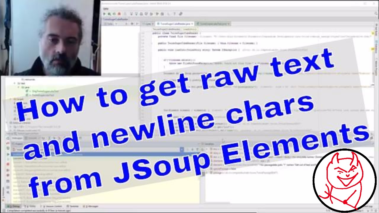 Jsoup Tip How To Get Raw Element Text With Newlines In Java - Parsing Html And Xml With Jsoup