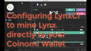 How to configure LynxCI to mine Lynx directly to your Coinomi wallet