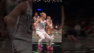 😤 Angel Reese gets the bucket + the foul | Chicago Sky vs New York Liberty #shorts #wnba #angelreese