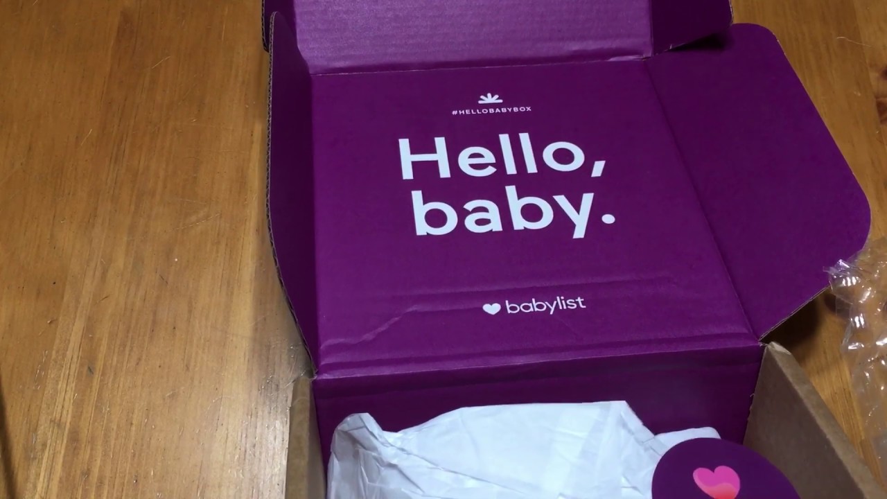 Babylist Hello Baby Box Youtube